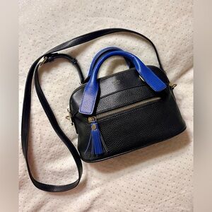 Tutilo New York black & blue purse/crossbody bag